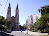 le quartier - Plaza Güemes et Eglise de Guadalupe